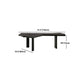 Black Solid Wood Office Desk Modern & Contemporary Laptop Table