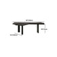 Black Solid Wood Office Desk Modern & Contemporary Laptop Table