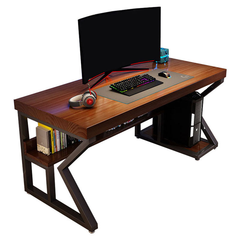 Contemporary Solid Wood Computer Desk 30" Height Rectangular Office Desk Clearhalo 'furn' 'furn_office_desk' 'Furniture' 'Office Desks' 'Office Furniture' 'office_desk' 5722521
