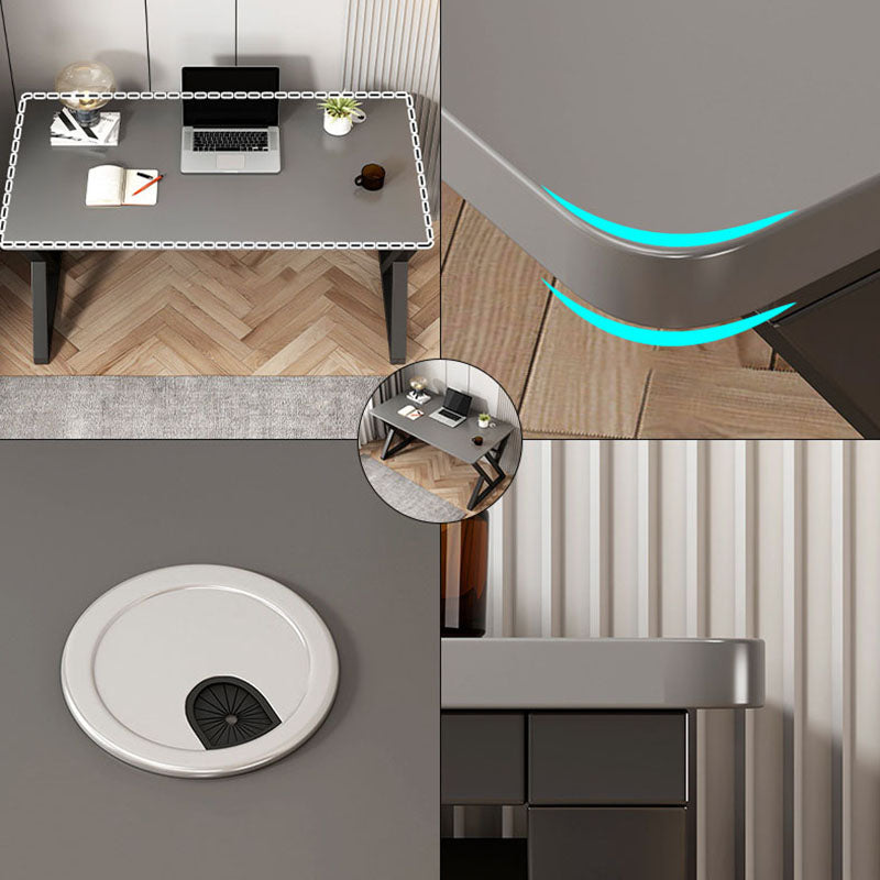 Descripción de la computadora de gestión de cables de escritorio de juegos rectangular