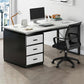 29.5 "H Glam Executive Desk rechthoekig schrijfbureau met laden