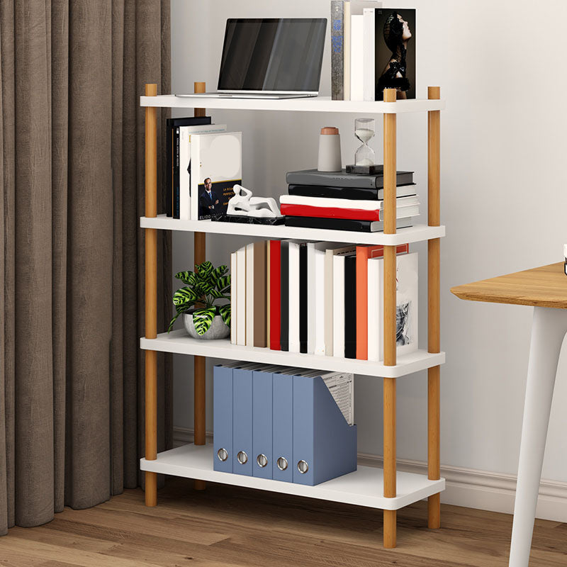 Modern Solid Wood Bookshelf Etagere Open Shelf Vertical Bookcase 23.6"L x 11.8"W x 43.3"H Clearhalo 'Bookcases' 'furn' 'furn_bookcases' 'Furniture' 'Office Furniture' 5722738
