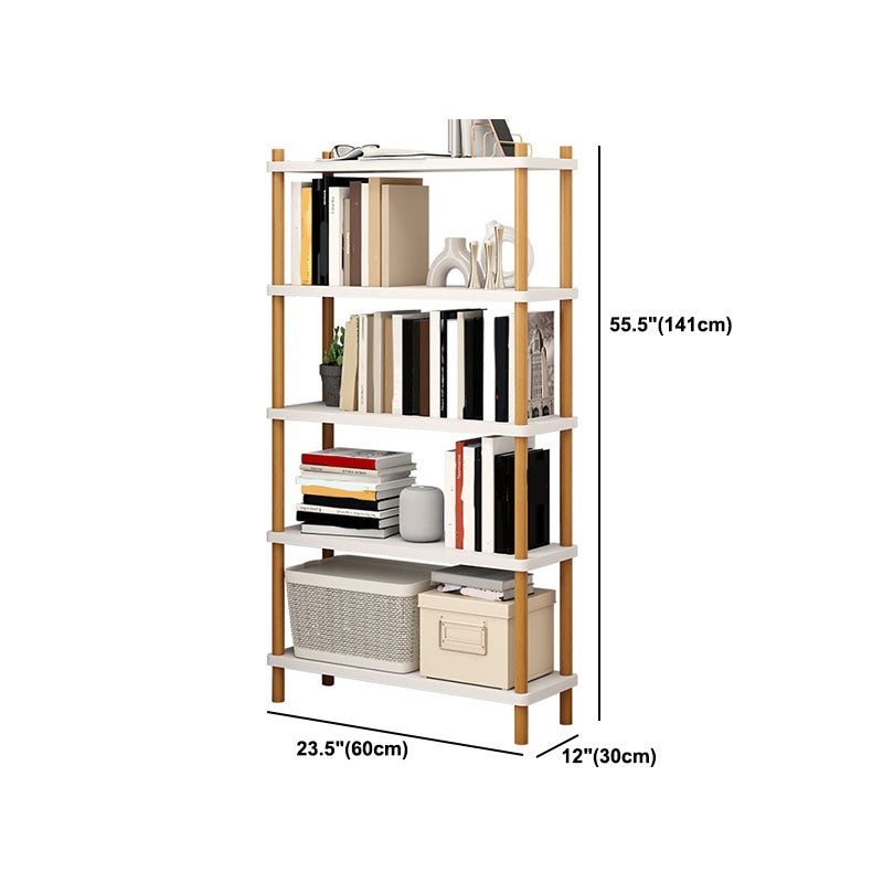Modern Solid Wood Bookshelf Etagere Open Shelf Vertical Bookcase Clearhalo 'Bookcases' 'furn' 'furn_bookcases' 'Furniture' 'Office Furniture' 5722750