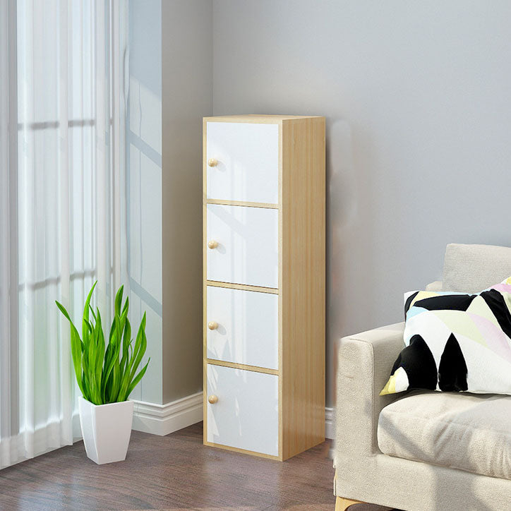 Libreria moderna a back -shelf -legno scaffale per la sala da studio