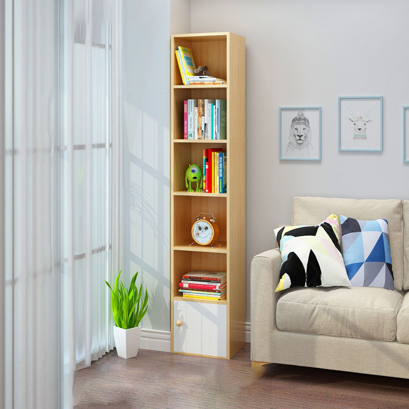 Libreria moderna a back -shelf -legno scaffale per la sala da studio