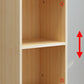 Libreria moderna a back -shelf -legno scaffale per la sala da studio
