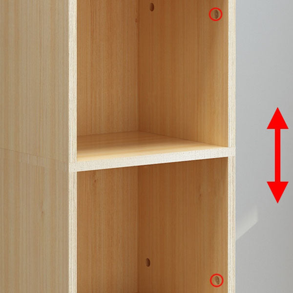 Libreria moderna a back -shelf -legno scaffale per la sala da studio