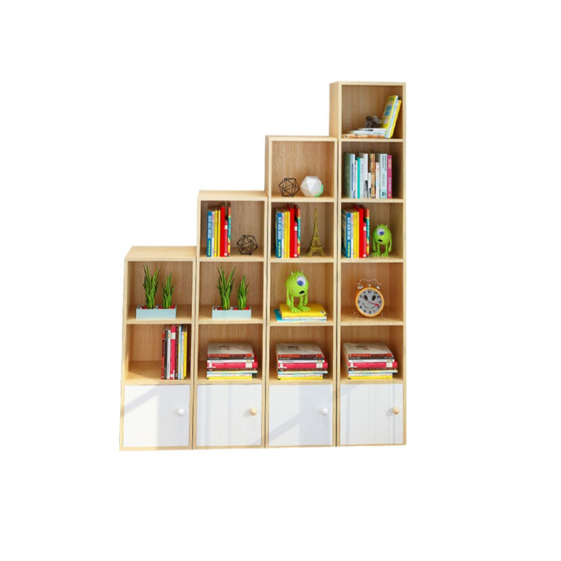 Libreria moderna a back -shelf -legno scaffale per la sala da studio