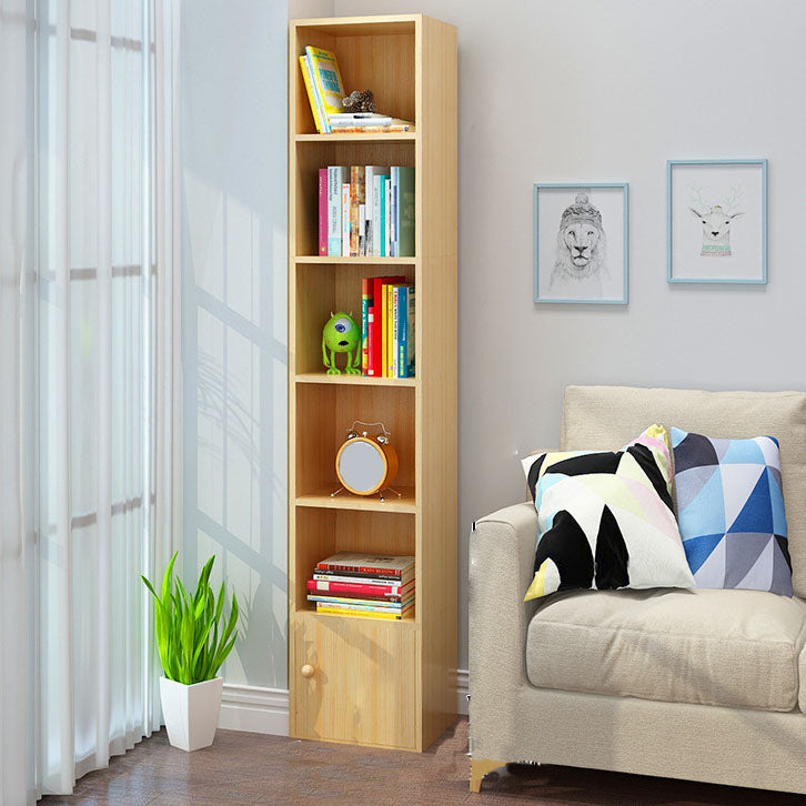 Libreria moderna a back -shelf -legno scaffale per la sala da studio