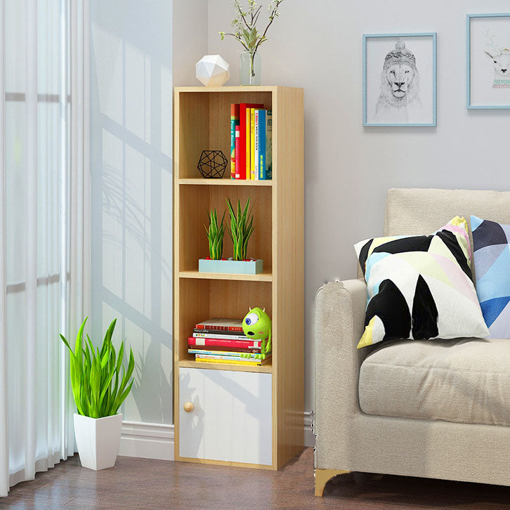 Libreria moderna a back -shelf -legno scaffale per la sala da studio