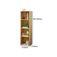Libreria moderna a back -shelf -legno scaffale per la sala da studio