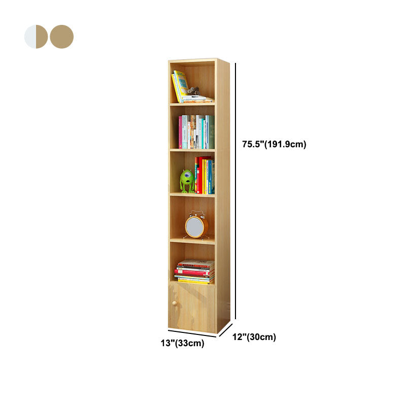 Libreria moderna a back -shelf -legno scaffale per la sala da studio