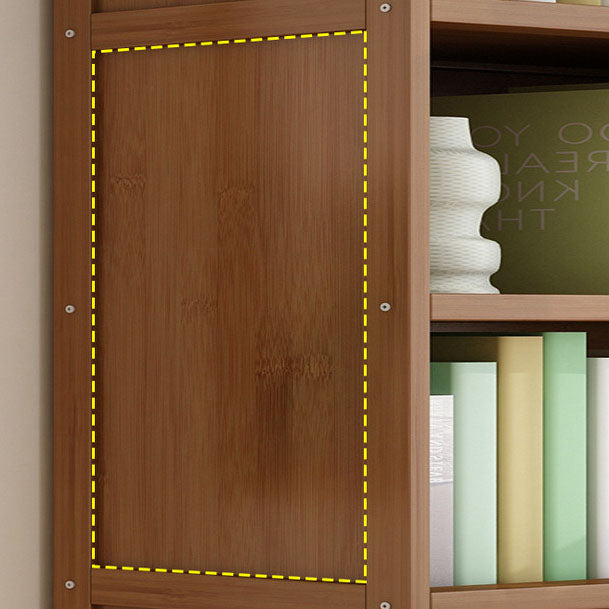 Libreria per la scaffale di bambù chiusa a pavimento contemporaneo