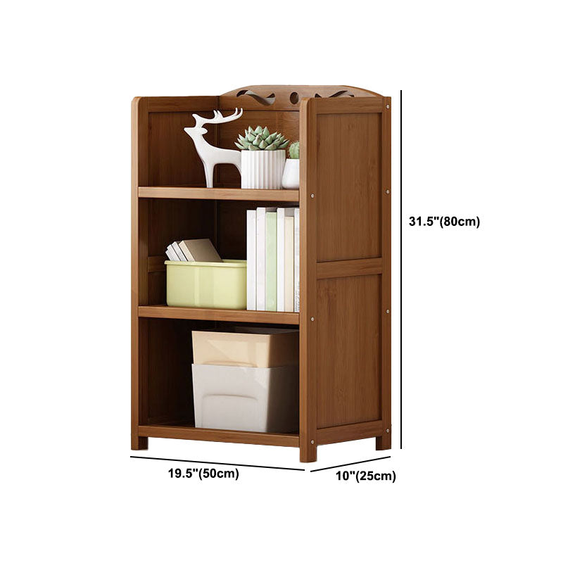 Libreria per la scaffale di bambù chiusa a pavimento contemporaneo