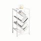 Modern Etagere Metal Bookcase White Vertical Shelf Bookcase for Study Room Clearhalo 'Bookcases' 'furn' 'furn_bookcases' 'Furniture' 'Office Furniture' 5722853