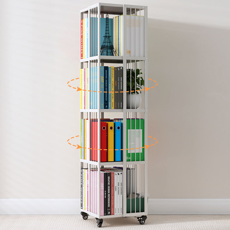 Estantería moderna de estantería de metal estándar estantería vertical vertical