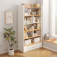 Modern Style Bookcase with Drawer Engineered Wood Shelf for Living Room