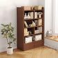 Modern Style Bookcase with Drawer Engineered Wood Shelf for Living Room