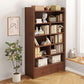 Modern Style Bookcase with Drawer Engineered Wood Shelf for Living Room