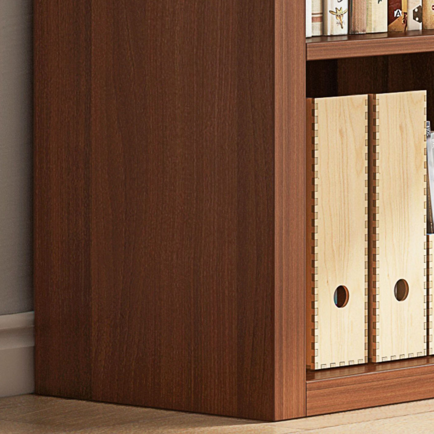 11,8 "W Scaffali standard Bookcase ingegnerizzato in legno chiuso.