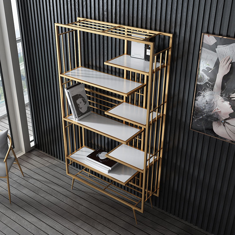 Estantería abierta estantería moderna de metal para comedor 70.9 "h x 11.8" W