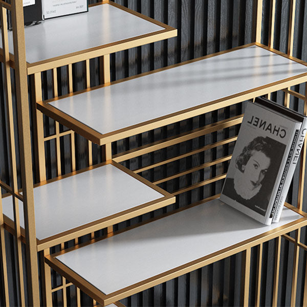 Estantería abierta estantería moderna de metal para comedor 70.9 "h x 11.8" W