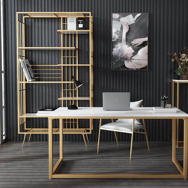 Estantería abierta estantería moderna de metal para comedor 70.9 "h x 11.8" W