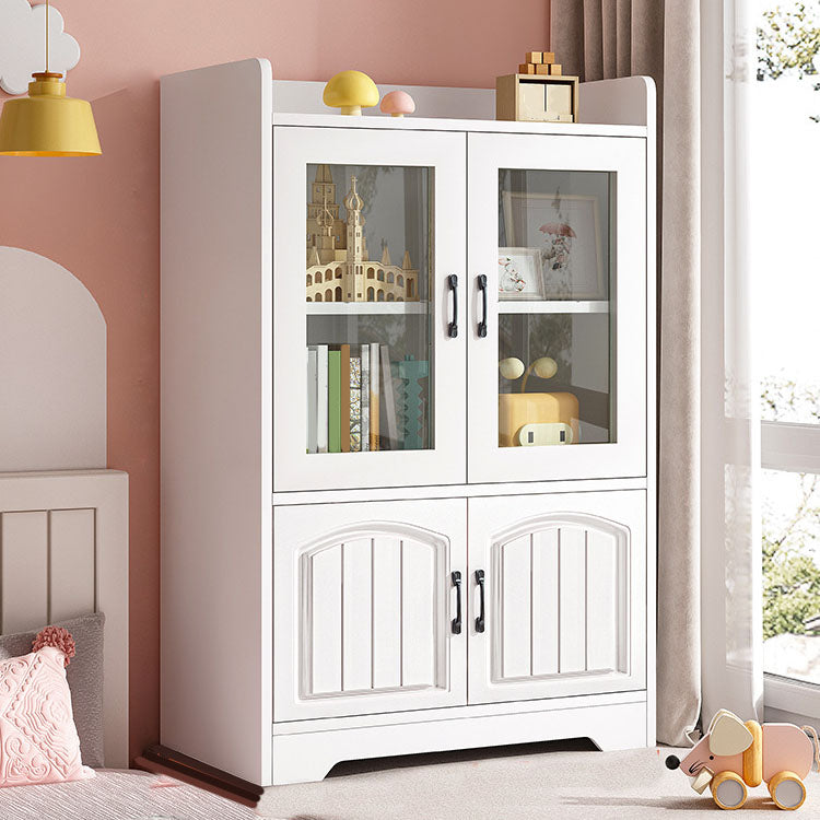 Libreria moderna Scaffale standard ingegnerizzato in legno chiuso per il soggiorno.