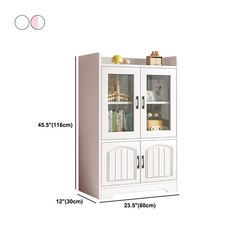 Libreria moderna Scaffale standard ingegnerizzato in legno chiuso per il soggiorno.