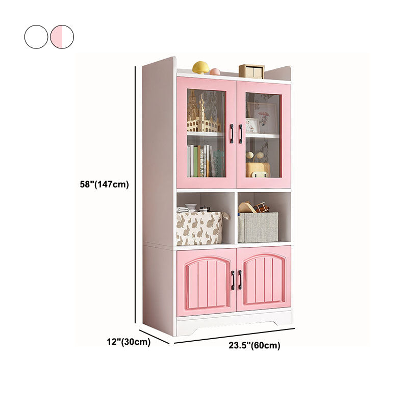 Libreria moderna Scaffale standard ingegnerizzato in legno chiuso per il soggiorno.