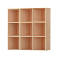 Modern Engineered Wood Shelf Bookcase Standard Closed Back Book Shelf for Living Room