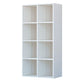 Modern Engineered Wood Shelf Bookcase Standard Closed Back Book Shelf for Living Room