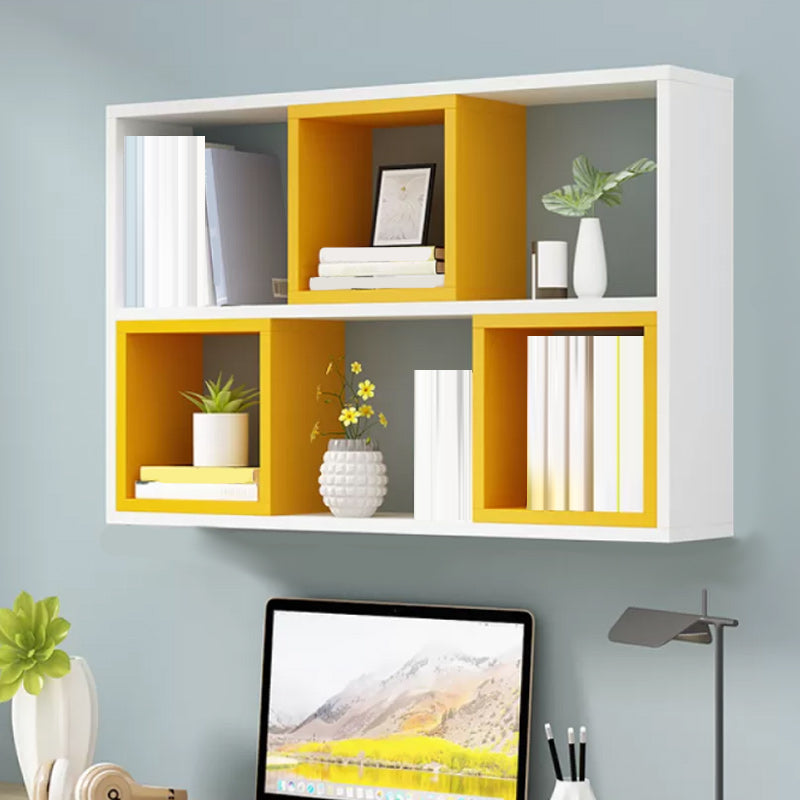 Modern Engineered Wood Book Shelf Wall gemonteerd gesloten achterste plank boekenkast voor thuis