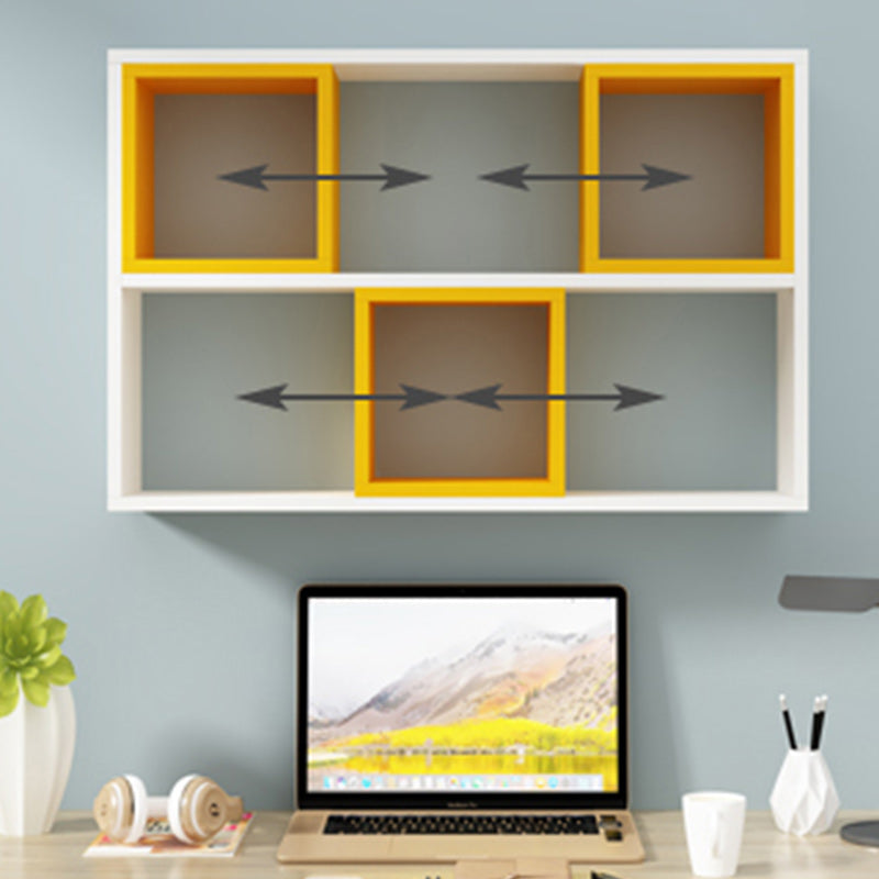 Modern Engineered Wood Book Shelf Wall gemonteerd gesloten achterste plank boekenkast voor thuis