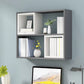 Modern Engineered Wood Book Shelf Wall gemonteerd gesloten achterste plank boekenkast voor thuis