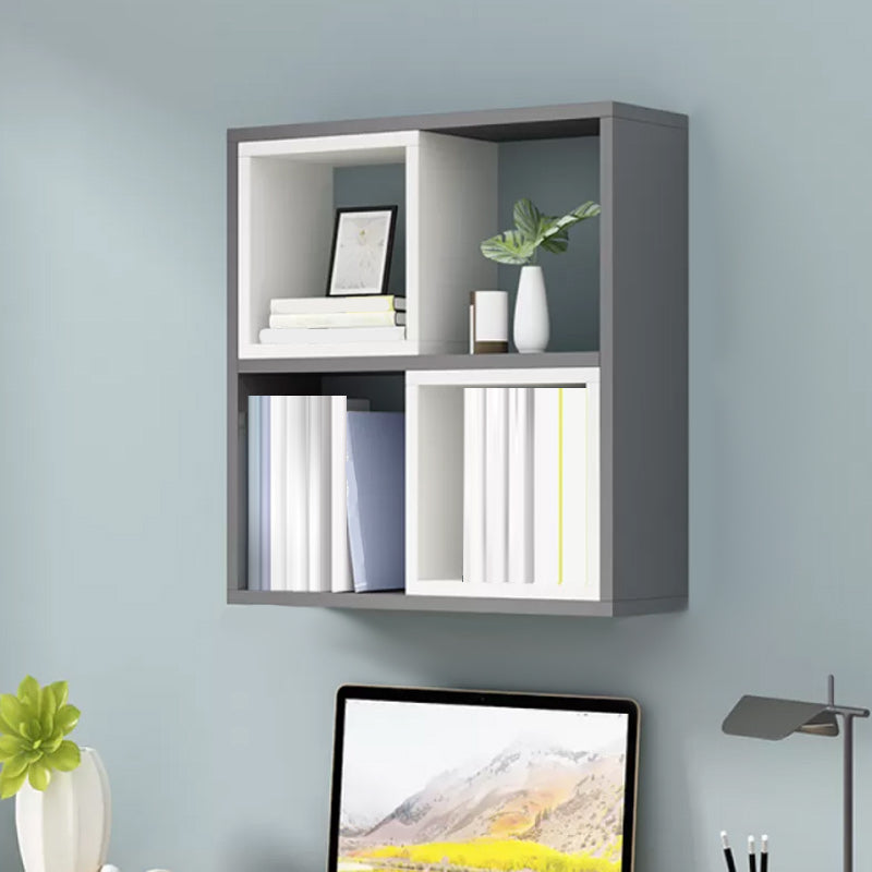 Modern Engineered Wood Book Shelf Wall gemonteerd gesloten achterste plank boekenkast voor thuis