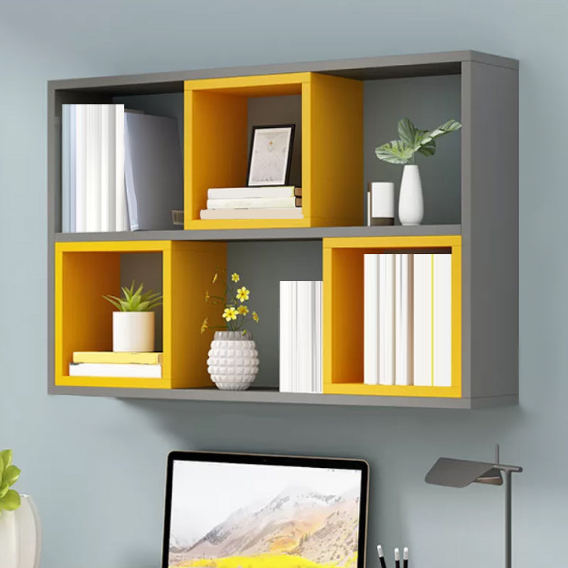 Modern Engineered Wood Book Shelf Wall gemonteerd gesloten achterste plank boekenkast voor thuis