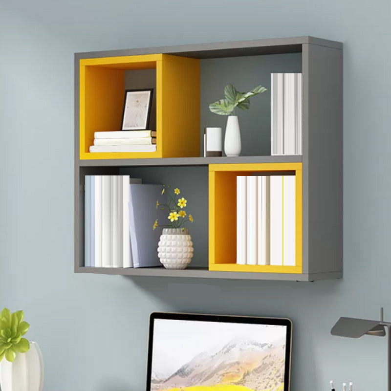 Modern Engineered Wood Book Shelf Wall gemonteerd gesloten achterste plank boekenkast voor thuis