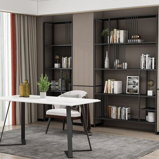 Scaffale contemporanea libreria in metallo scaffale a libri aperti con scaffali