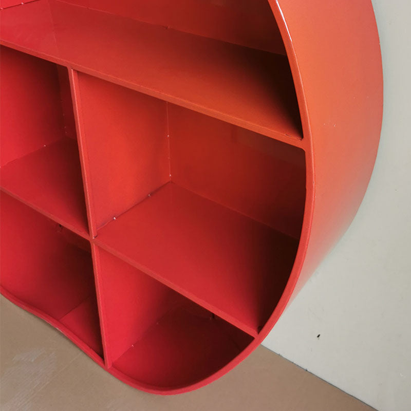 Bibliothèque en métal moderne à 3 étagères fermées étagère avec étagères