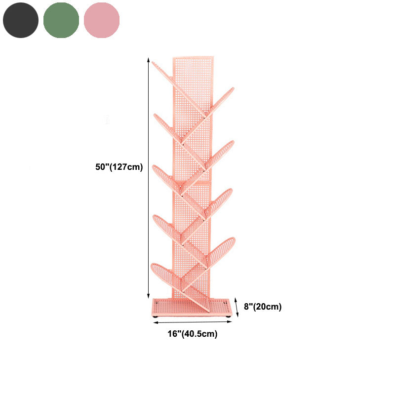 Libreria moderna della libreria geometrica chiusa in brunish