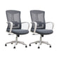 Modern Fixed Arms Desk Chair High-back Office Ergonomic Chair 2 Piece Set Without Headrest Clearhalo 'furn' 'furn_office_chair' 'Furniture' 'Office Chairs' 'Office Furniture' 'office_chair' 5723441