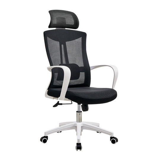 Modern Fixed Arms Desk Chair High-back Office Ergonomic Chair Clearhalo 'furn' 'furn_office_chair' 'Furniture' 'Office Chairs' 'Office Furniture' 'office_chair' 5723442