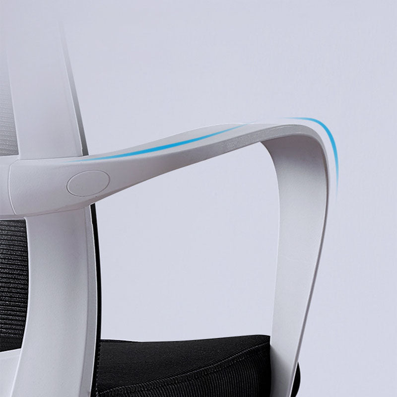 Modern Fixed Arms Desk Chair High-back Office Ergonomic Chair Clearhalo 'furn' 'furn_office_chair' 'Furniture' 'Office Chairs' 'Office Furniture' 'office_chair' 5723445