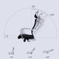 Modern Fixed Arms Desk Chair High-back Office Ergonomic Chair Clearhalo 'furn' 'furn_office_chair' 'Furniture' 'Office Chairs' 'Office Furniture' 'office_chair' 5723448