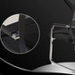 Modern Armless Upholstered Office Chair Steel No Wheels Office Chair