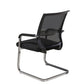 Modern Armless Upholstered Office Chair Steel No Wheels Office Chair
