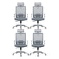 Fixed Arms Desk Chair High-back Ergonomic Office Chair Mesh Desk Chair