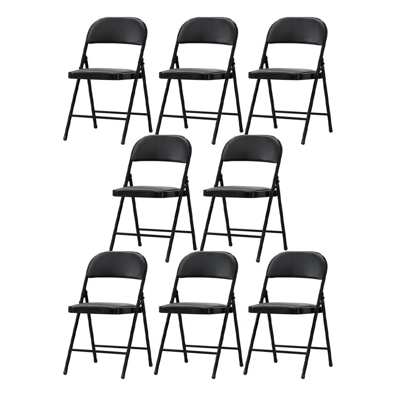 Sedia da ufficio di gestione in pelle moderna sedia da ufficio imbottita senza braccio