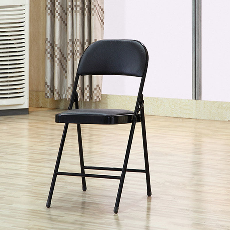 Sedia da ufficio di gestione in pelle moderna sedia da ufficio imbottita senza braccio